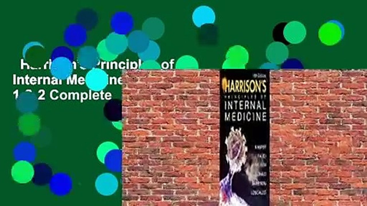 Harrison's Principles of Internal Medicine, Volumes 1 & 2 Complete