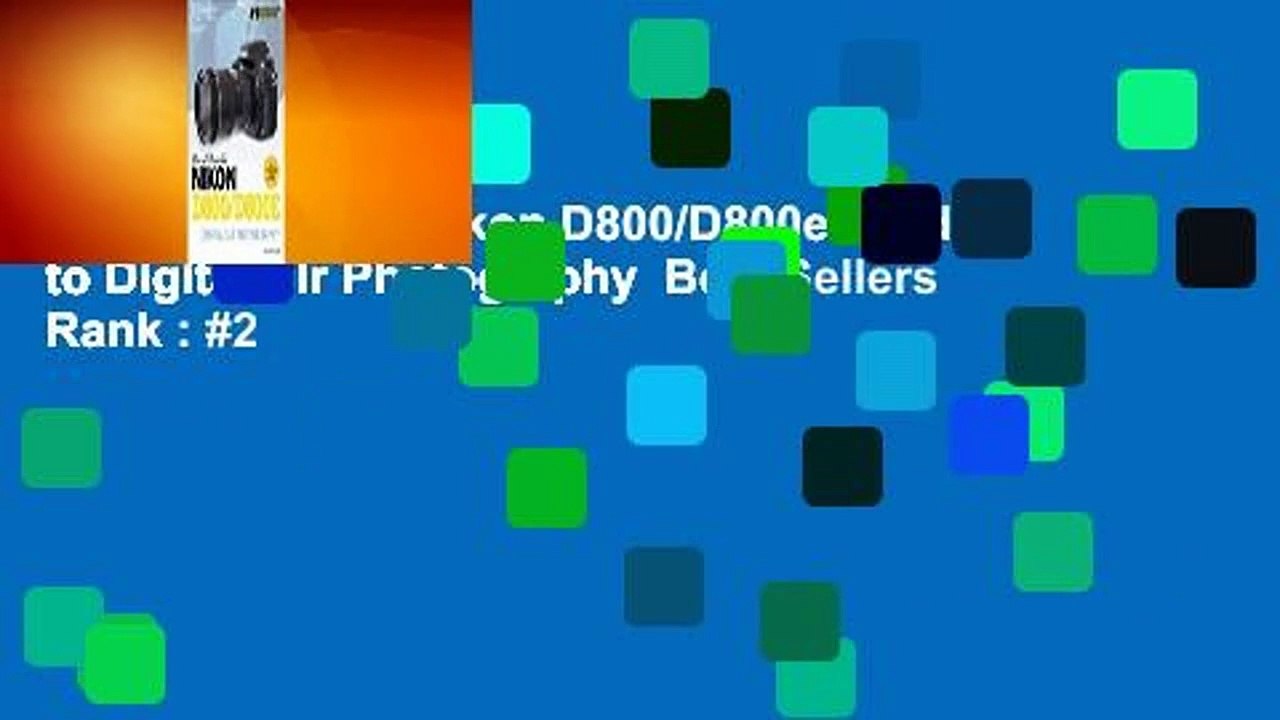 David Busch's Nikon D800/D800e Guide to Digital Slr Photography  Best Sellers Rank : #2