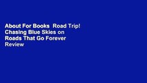 About For Books  Road Trip! Chasing Blue Skies on Roads That Go Forever  Review