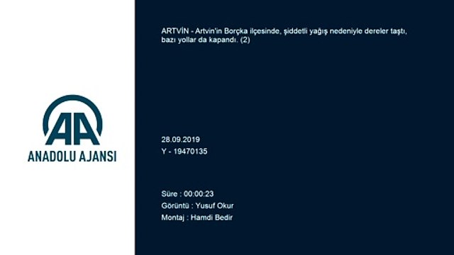 Borçka'da şiddetli yağış (2) - ARTVİN