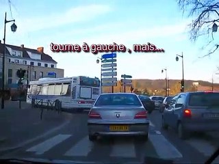 28 Placement pour tourner a gauche et - ANGLE MORT!
