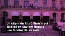 Paris  un client du Ritz se suicide en sautant depuis une fenêtre de sa suite