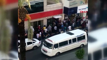 Saniyeler içinde ortalık karıştı