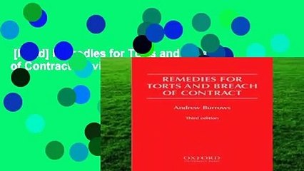 [Read] Remedies for Torts and Breach of Contract  Review