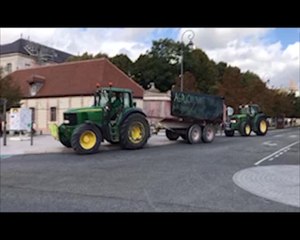 Manifestation des agriculteurs à Troyes