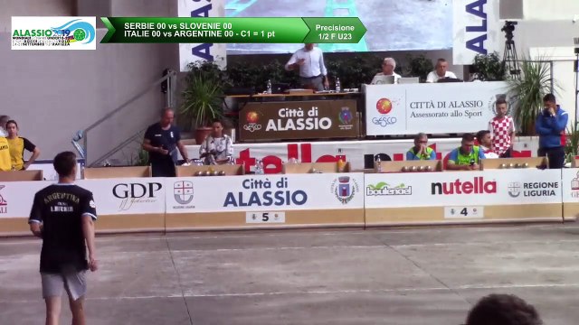 Demi finales, tir de précision U23, Mondial Jeunes U18 et U23, Alassio 2019