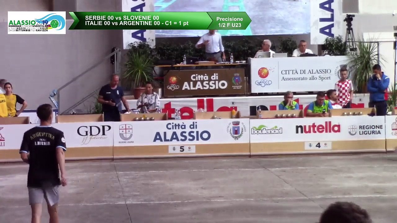 Demi--finales, tir de précision U23, Mondial Jeunes U18 et U23, Alassio 2019