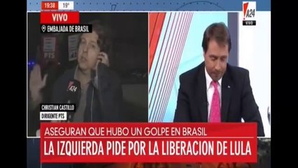 Feinman queda mudo ante Christian Castillo en debate acerca de Brasil