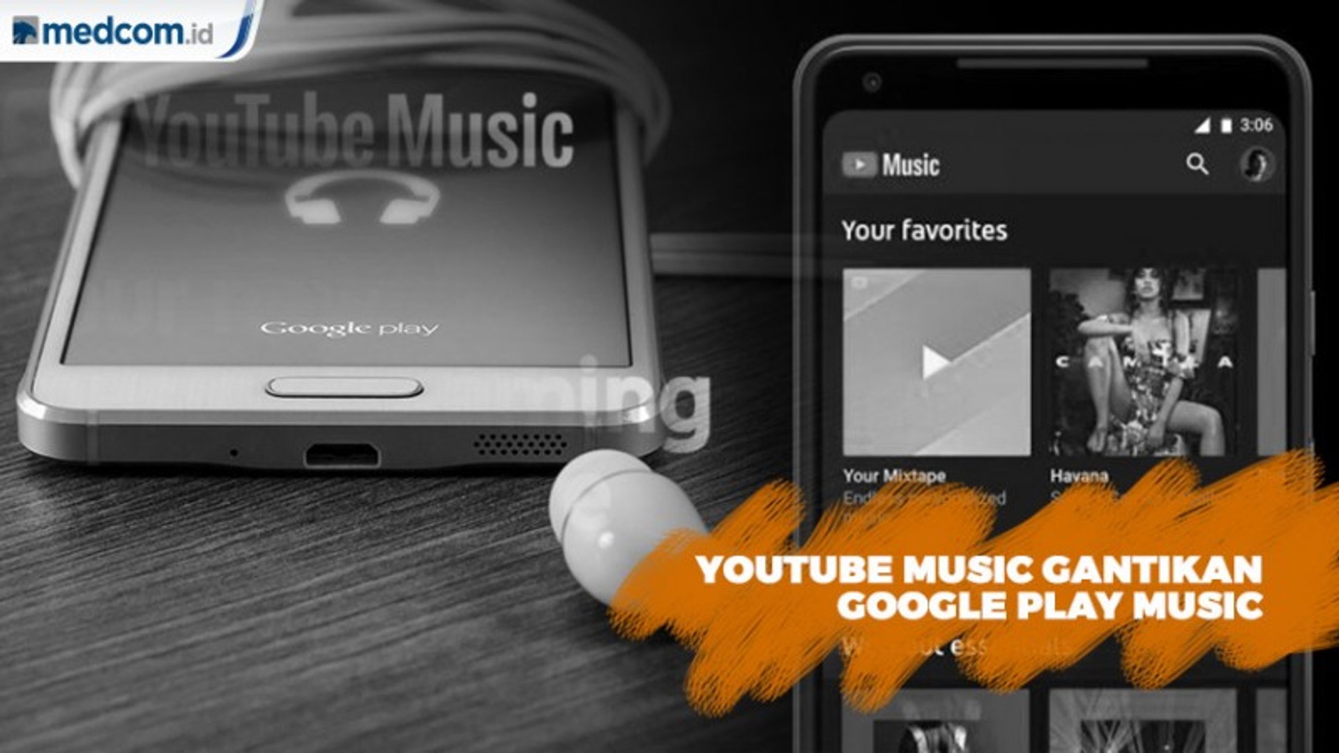 ⁣Google Hadirkan Youtube Music Gantikan Google Play Music di Android