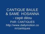 cantique baule & same hosanna