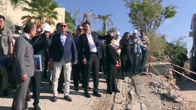 Bakan Kurum - Bodrum'daki villa, rezidans ve otel inşaatlarındaki kaçak yapılar - MUĞLA