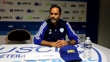 J9 USCL 1-1 Toulon : la conférence de presse de Carlos Secretário