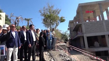 Muğla bakan kurum, bodrum'da yıkım için süre verilen o yapıları denetledi