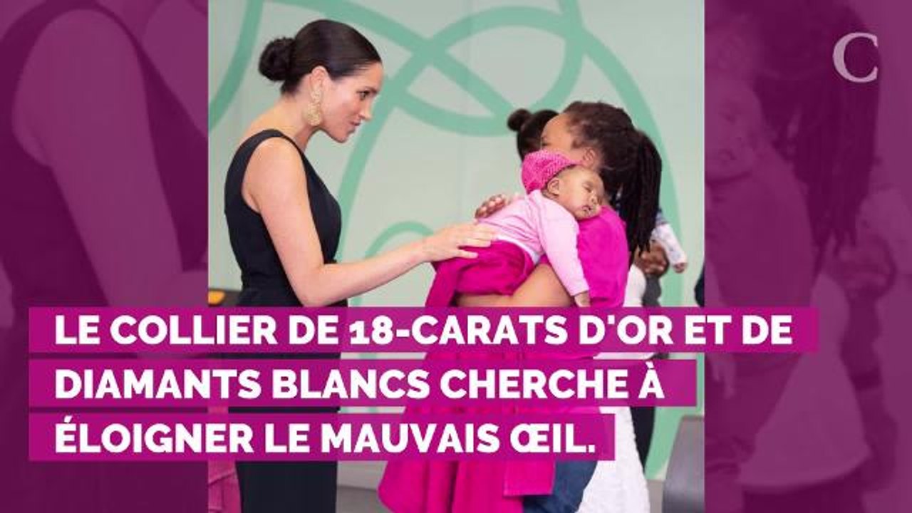 Meghan Markle superstitieuse ? Elle porte un collier pour éloigner le mauvais œil