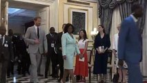 Prince Harry meets Angola's President Joao Lourenco