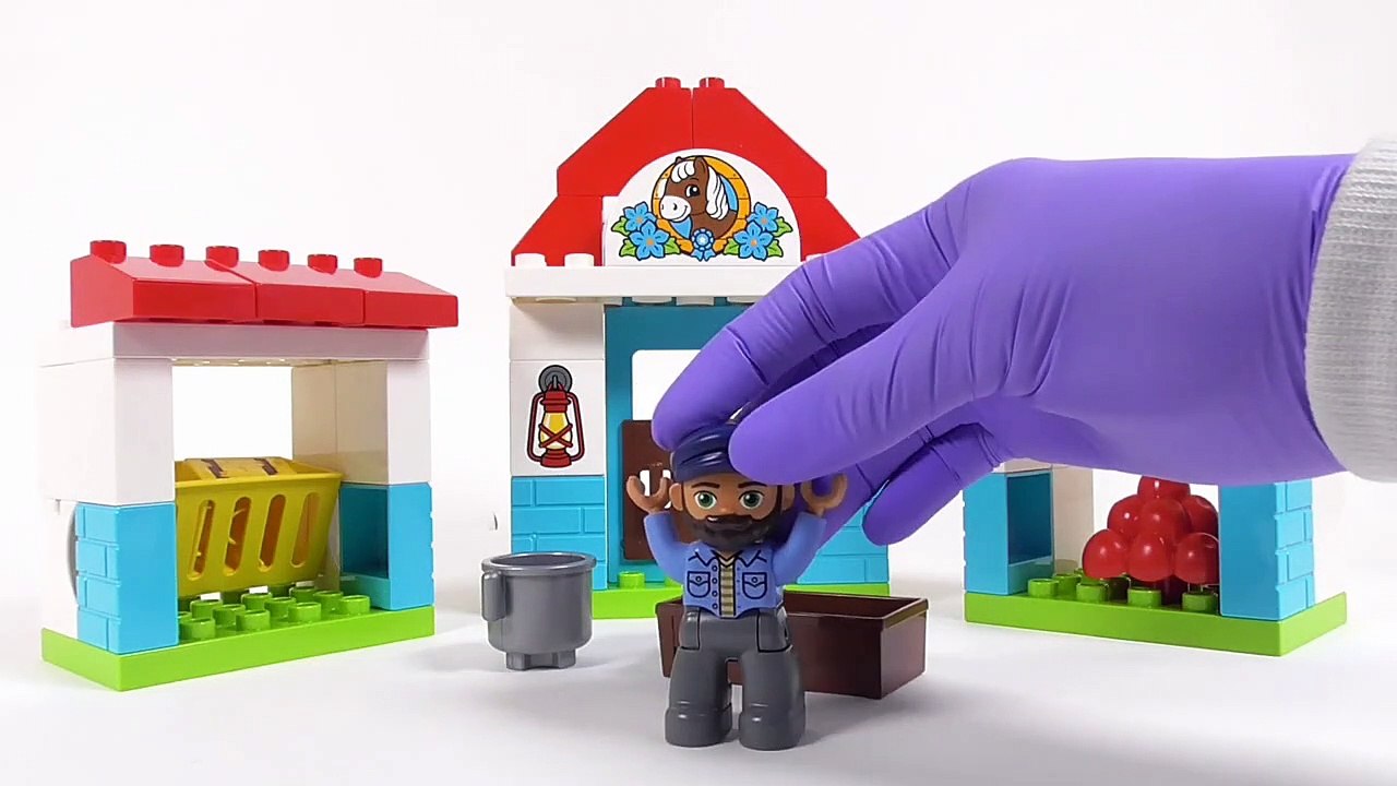 Learn Farm Animals For Kids - Old McDonald Had A Farm Song with LEGO DUPLO 10868