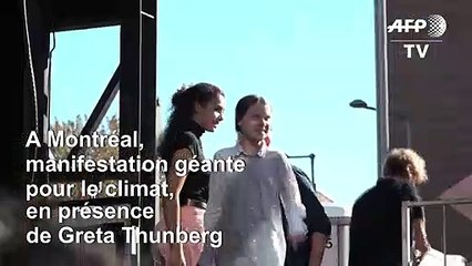 Greta à Montréal: "nous continuerons à marcher jusqu'à ce qu'ils nous écoutent"