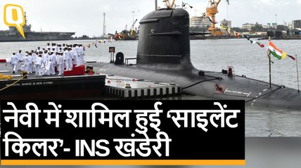 नौसेना में शामिल हुई INS Khanderi, ‘साइलेंट किलर’ के नाम से मशहूर