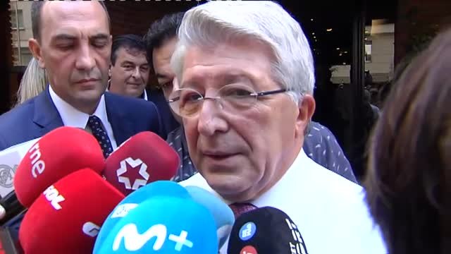 Cordialidad máxima antes del derbi entre Atlético y Real Madrid