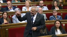 Carrizosa (Ciudadanos) reprocha a Torra en el Parlament su apoyo a los CDR encarcelados por terrorismo