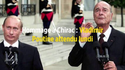 Hommage à Chirac : Vladimir Poutine attendu lundi