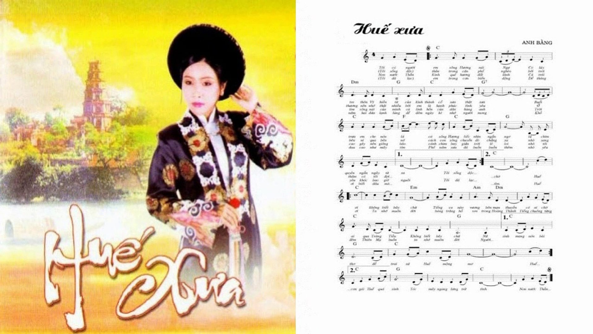 [Karaoke] HUẾ XƯA - Anh Bằng (Giọng Nam)