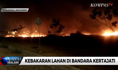 Polisi Kendalikan Kebakaran di Bandara Kertajati
