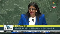 Vicepresidenta Venezuela: nuestro gobierno legítimo es el de Nicolás Maduro