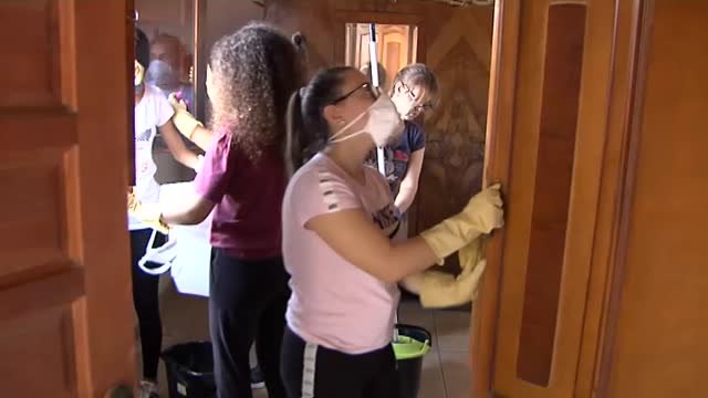 Las zonas más afectadas por las lluvias torrenciales tratan de recuperar la normalidad