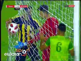 اشتباكات بالايدى بين لاعبى المقاولون وسموحة