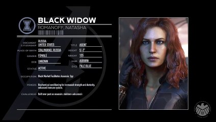 Marvel's Avengers - Profilo personaggio: Black Widow