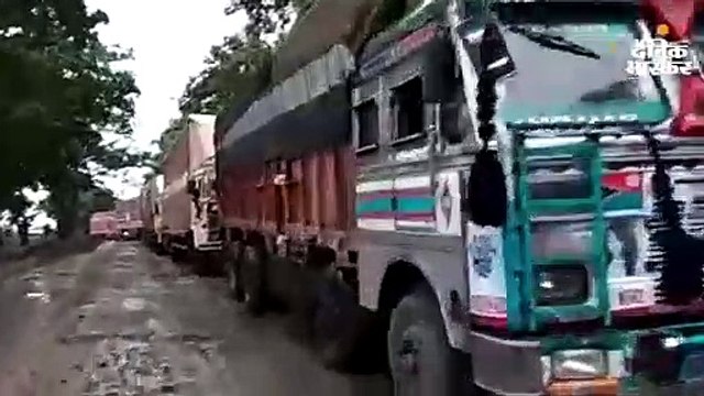 नेशनल हाइवे 7 पर सिवनी के पास लगा 30 किलोमीटर लंबा ट्रैफिक जाम; दोनों ओर सैकड़ों ट्रक फंसे