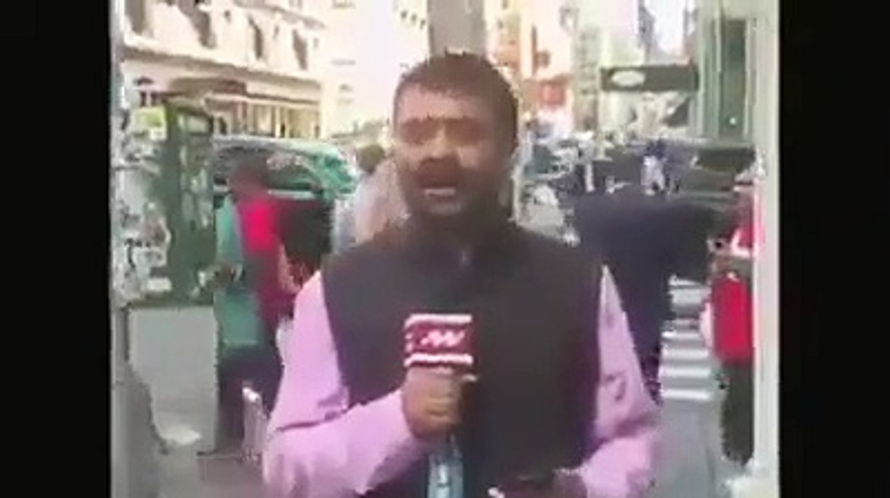 Indian Journalist Got Angry And Exchanged Arguments With Protesters Who Chanted 'Modi Terrorist'