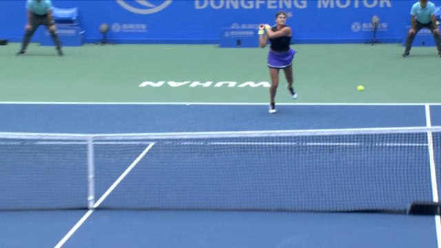 تنس: بطولة ووهان: سابالينكا تهزم ريسك 6-3، 3-6 و6-1