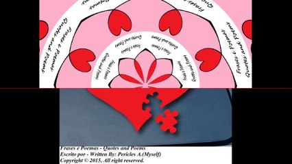 Só o seu amor pode completar a parte que falta em meu coração [Frases e Poemas]