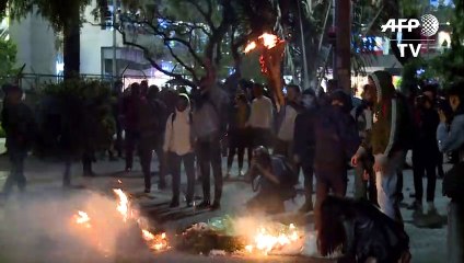 Choques en manifestación que protestaba contra "abuso" policial en Bogotá