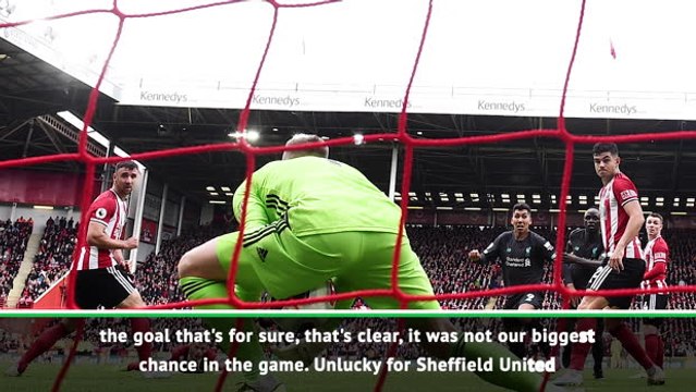 Liverpool didn't deserve to beat Sheffield United - Klopp