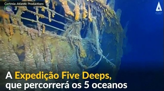 EXPLORADORES REVELAM NOVAS IMAGENS DE TITANIC
