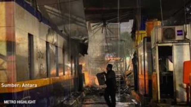 Sejumlah Fasilitas Publik Rusak Pascademo Mahasiswa