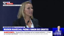 Marion Maréchal à la convention de la droite: 