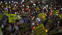 검찰개혁 촉구 대규모 촛불집회...주최 측 