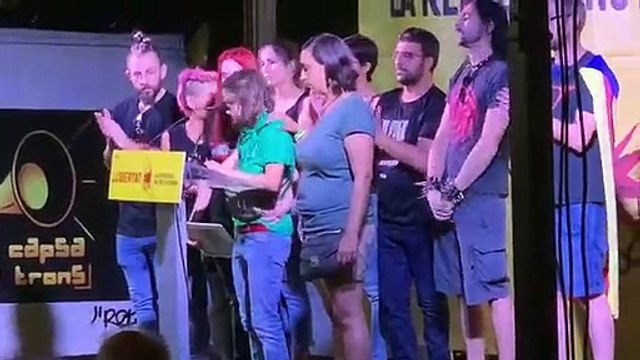 Parlament dels familiars a la manifestació de Sabadell