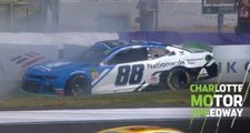 Bowman crashes with seconds left in Roval practice