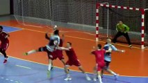 La fin du match entre Martigues Handball et Bourgoin-Jallieu