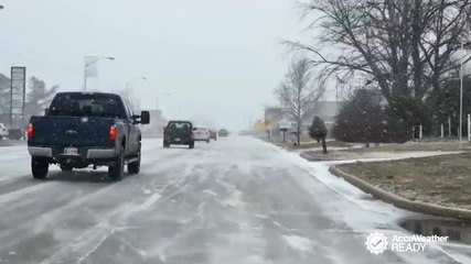 How to drive safely in freezing rain