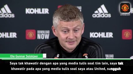 Saya tak mau baca koran - Solskjaer soal tekanan padanya