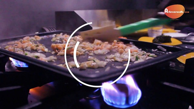 Arbrearecette.com : Wok d'épinards crevettes