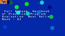 Full E-book  Handbook of Practical Program Evaluation  Best Sellers Rank : #3