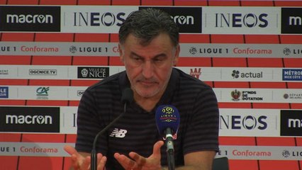 8ème j. - Galtier "frustré" et "en colère" concernant son secteur offensif