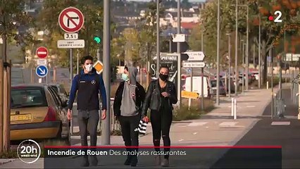Explosion à Rouen: Malgré les propos rassurants des autorités sur l'état de l'air, c'est la peur qui domine sur place chez les habitants